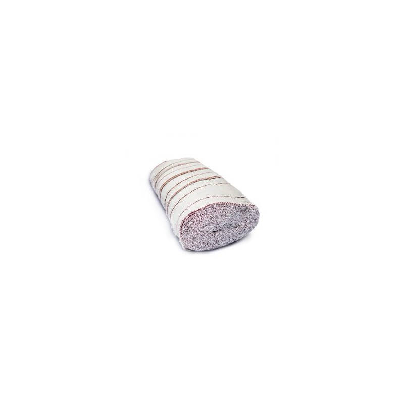 Jerga Rollo 50 Cm x 25 Mt Blanca 100 % Algodón