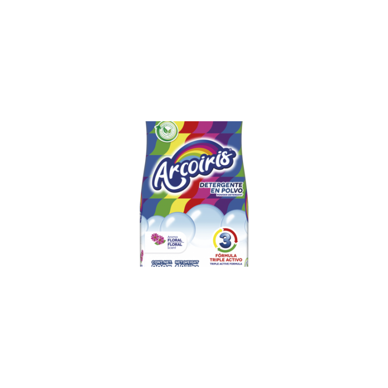 Detergente en Polvo Arcoíris Bolsa 9Kg