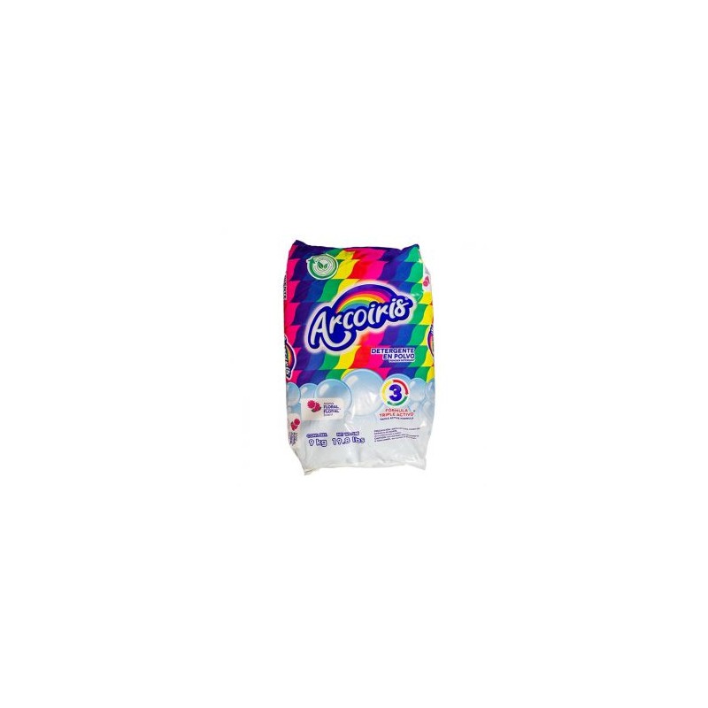 Detergente en Polvo Arcoiris Bolsa 9 Kg